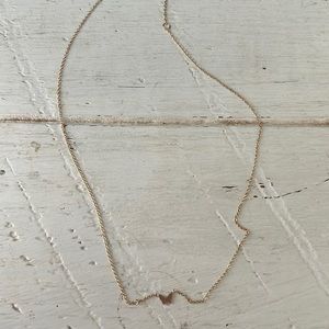 Zoe Chicco Itty Bitty 14K Gold Butterfly Necklace